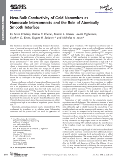 Near-Bulk Conductivity of Gold Nanowires as