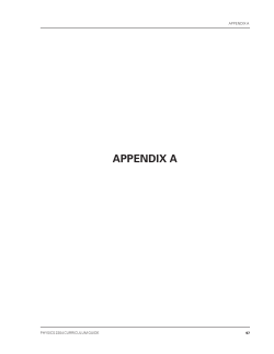 Appendix A