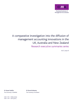 A comparative investigation into the diffusion of management