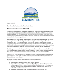 March 21 Dear Hon RE: Gro On behal co