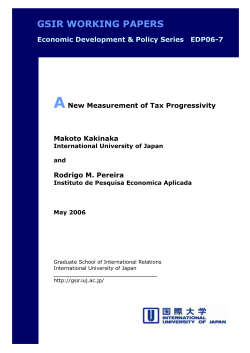 A New Measurement of Tax Progressivity