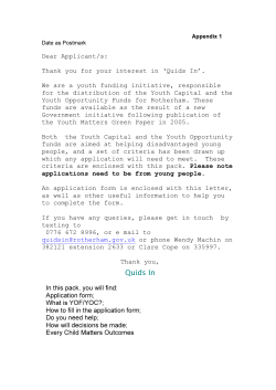 Quids In - Rotherham Metropolitan Borough Council