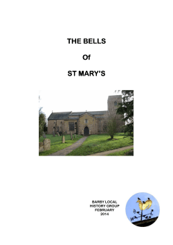 The Bells of St Mary`s - Barby Local History Group