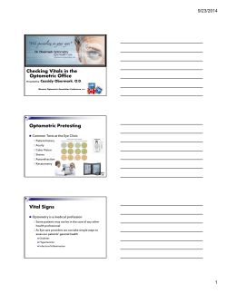 Checking Vitals - Missouri Optometric Association