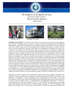 The Daughters of the Republic of Texas The San Jacinto Dispatch