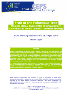 Fruit of the Poisonous Tree - Archive of European Integration