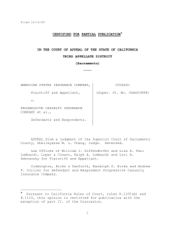 AMERICAN STATES INSURANCE COMPANY v. PROGRESSIVE