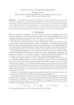 On zero curves of bivariate polynomials