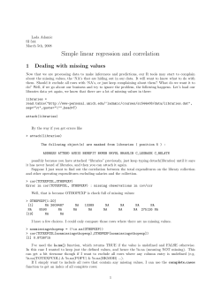 Simple linear regression and correlation
