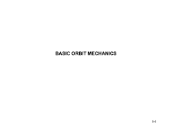 Orbit Mechanics