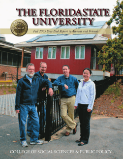 2009 - College of Social Sciences and Public Policy