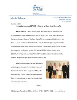 Read More. - The Community Foundation of Will County