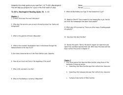 Honors Freshman English: To Kill a Mockingbird
