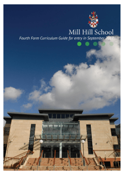 4th Form Curriculum