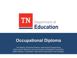 Occupational Diploma