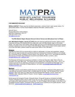 FOR IMMEDIATE RELEASE MEDIA CONTACT: Please see the mid