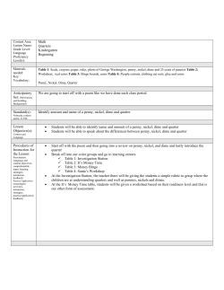 Math Quarters Kindergarten Beginning Anticipatory We are going to