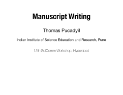 Thomas` SciComm workshop slides