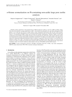 n-Octane aromatization on Pt-containing non
