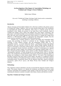 An Investigation of the Impact of Amerindian