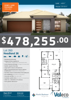 North Harbour - Valeco Homes