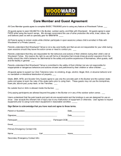 Core Member and Guest Agreement