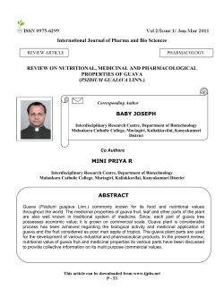 REVIEW ON NUTRITIONAL, MEDICINAL AND