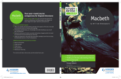 Macbeth Revision Guide