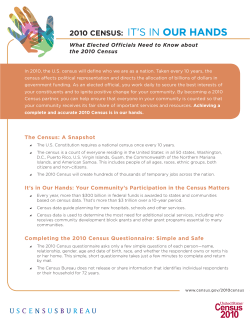 Census Guide for Elected Officials