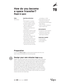 How do you become a space traveller?