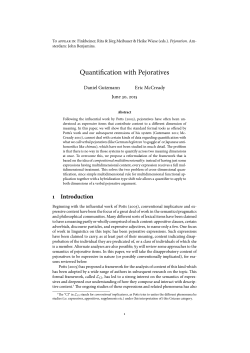 Quantification with Pejoratives