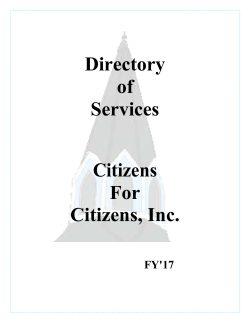 Directory of Services