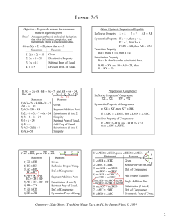 Lesson 2-5 - Math Slide Show