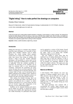 "Digital inking": How to make perfect line drawings on computers