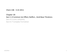 Chem 106 3-22-2011 Chapter 18: Sect 1