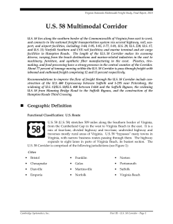 US 58 Multimodal Corridor