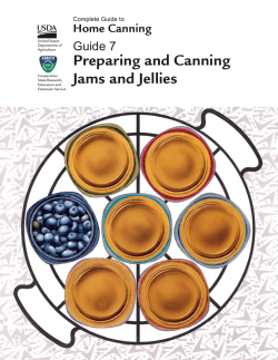 Preparing and Canning Jams and Jellies