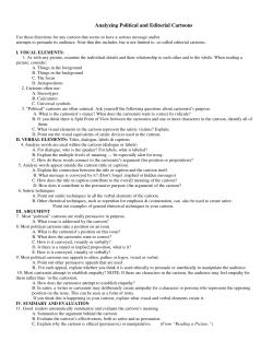 Analyzing Political and Editorial Cartoons