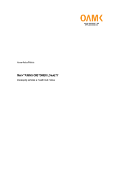 maintaining customer loyalty