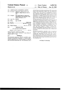 Amine salts as bonding agents