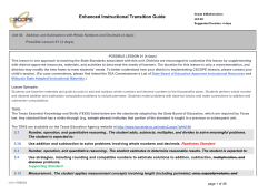 Addition and Subtraction with Whole Numbers and Decimals
