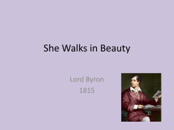 She walks in Beauty PDF File