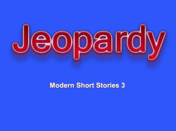 Short Story Review 3