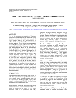 A New Lumped Parameter (Tank) Model for Reservoirs Containing