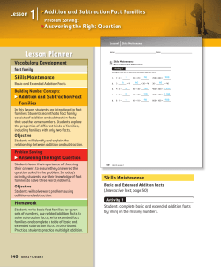 Lesson 1 - SPS186.org