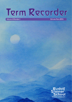 6MB - Rudolf Steiner School Kings Langley
