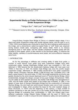 Experimental study on flutter performance of a 1700m long truss