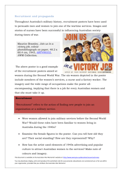 Recruitment and propaganda