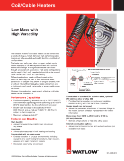 Cable/Coil Heaters
