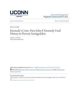 Kennedy`s Crisis: How John F. Kennedy Used History to Prevent